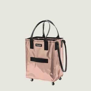 Hulken Metallic Tote Bag with Wheels